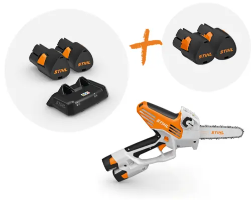 Ξυλοκοπτικό επαναφορτιζόμενο GTA 40 με μπαταρία AS 2 και φορτιστή AL 5-2 δώρο 2 επιπλέον μπαταρίες